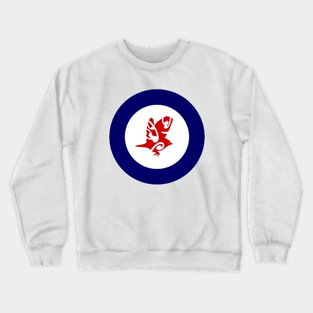 Silvereye Air Force Roundel Crewneck Sweatshirt by mailboxdisco